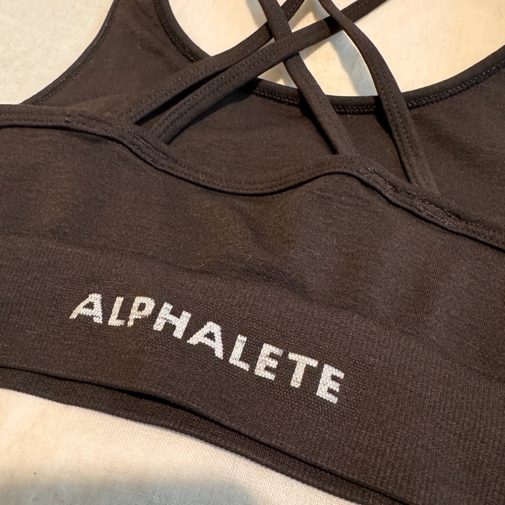 Alphalete REVIVAL Sports Bra - Brown Small